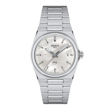 Tissot PRX Silver Stainless Steel white Dial Quartz Watch